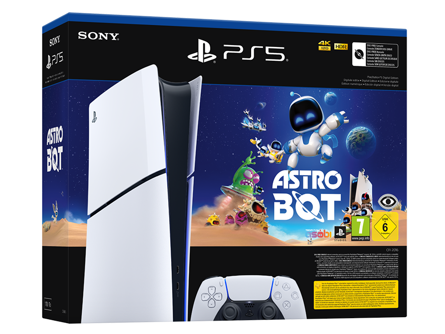 PlayStation 5 Slim D+Astro BotDigital Edition D chassisPS5+Astro Bot VCH