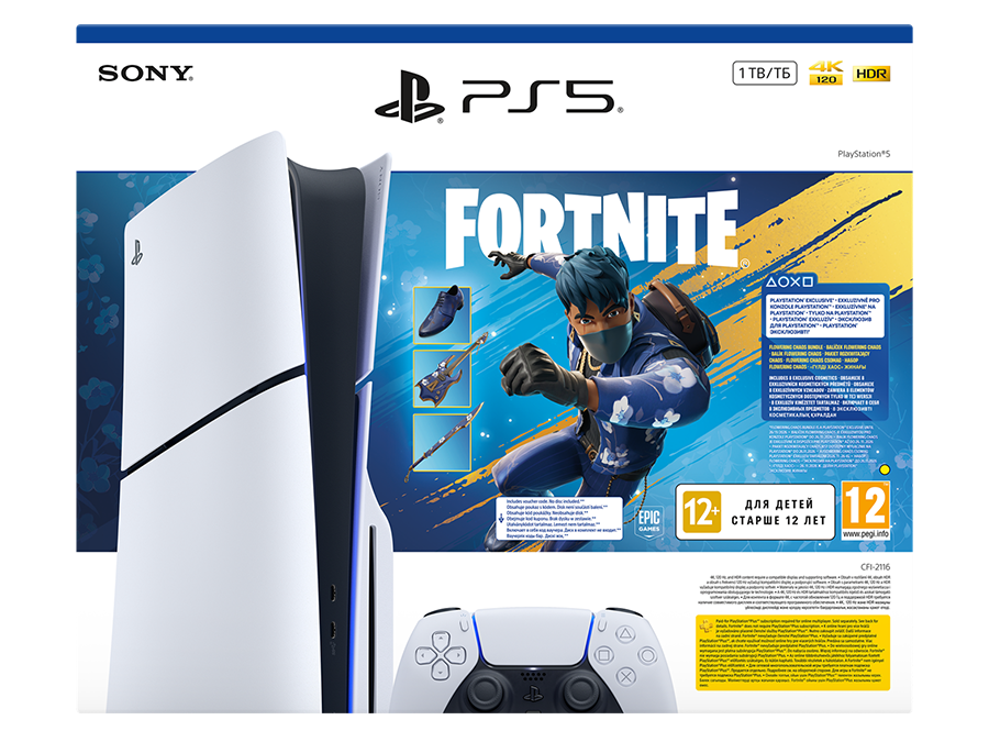 PlayStation 5 Slim E chassisFortnite Flowering Chaos VCHdisk ver.1TB,sa optikom