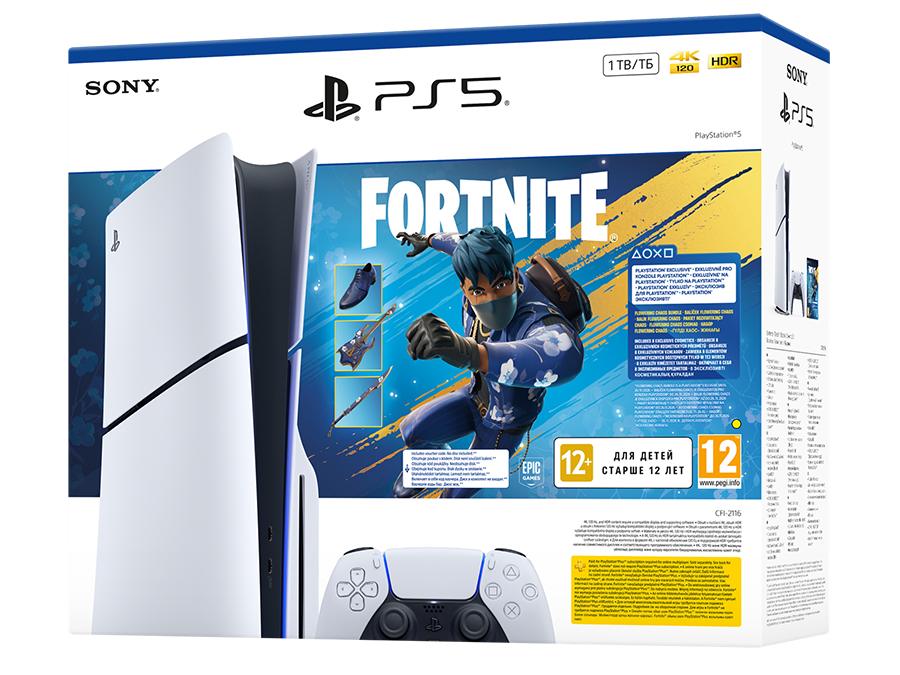 PlayStation 5 Slim E chassisFortnite Flowering Chaos VCHdisk ver.1TB,sa optikom