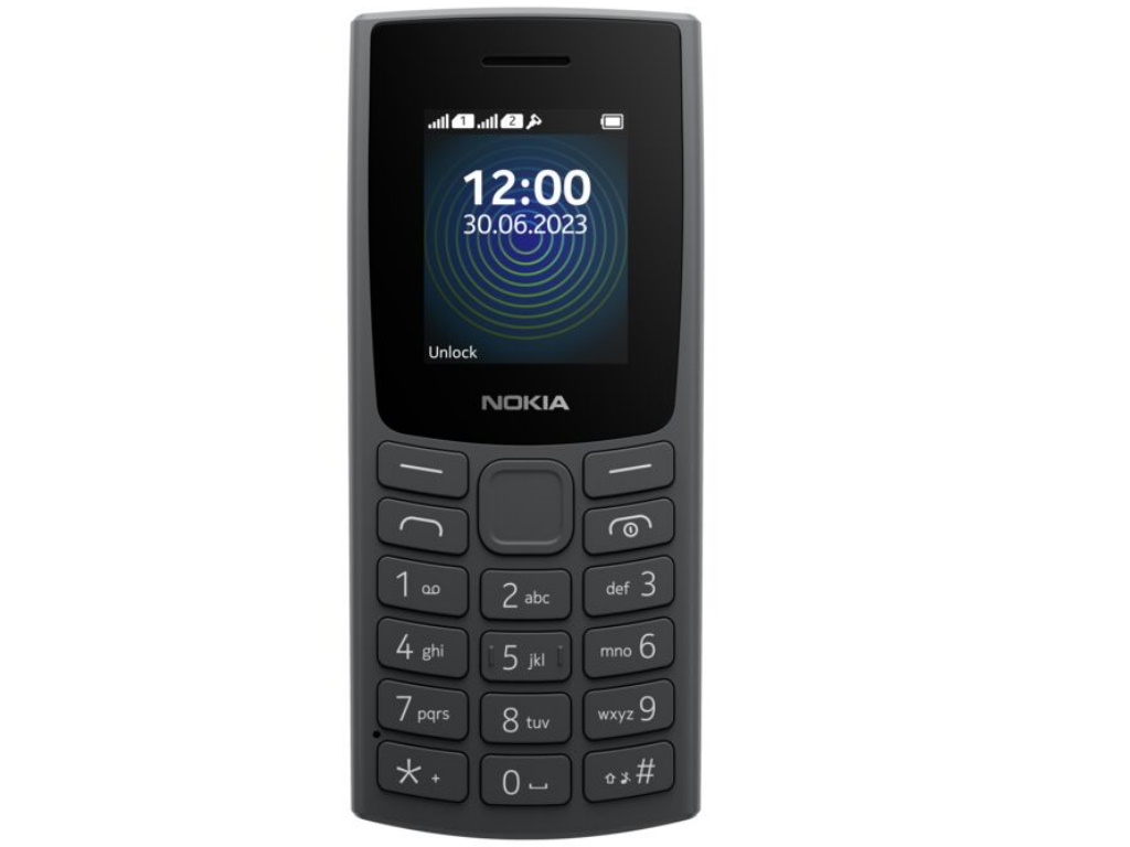 Nokia 105 2023, Black,4+4 MB, 1.77", dual sim