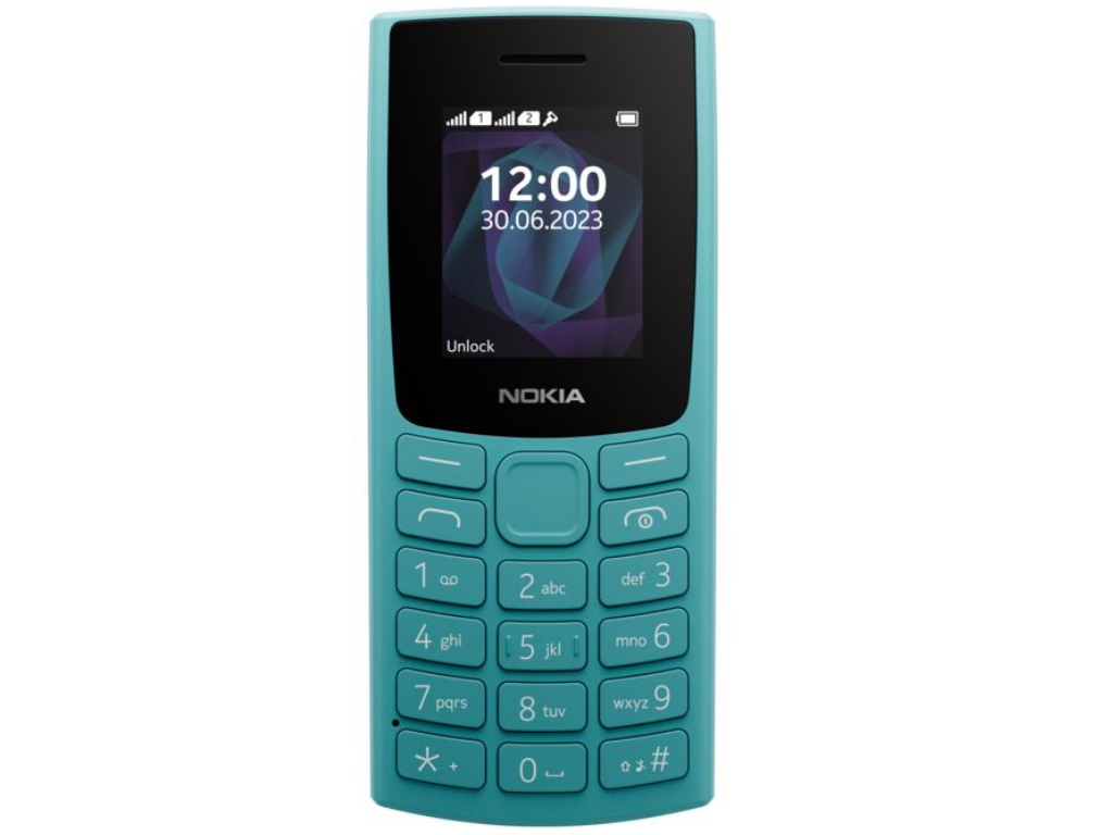 Nokia 105 2023, Green,4+4 MB, 1.77
