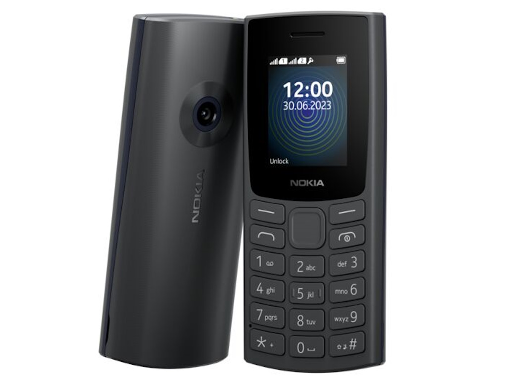 Nokia110 2023, Black , Display 1.8'', Dual SIM,, Splash resistant