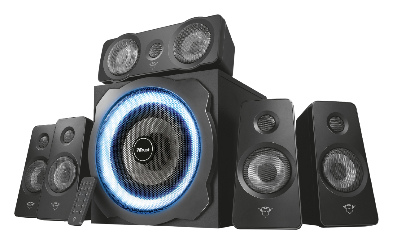 Trust GXT 658 Tytan 5.1 zvuč. 5.1 surround speaker system Peak 180w, RMS 90w, zvučnici