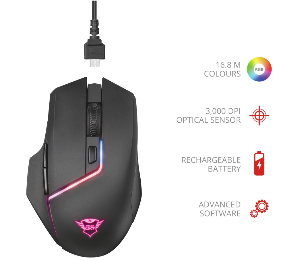 Trust GXT161 wireless gam. miš