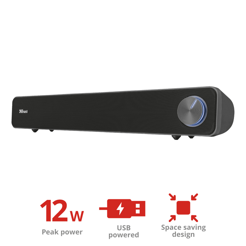 Trust Zvucnik ARYS SOUNDBAR/crna