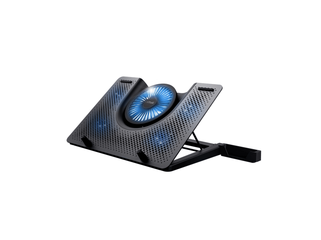 Trust Quno Cooling Stand LED GXT 1125 Laptop cooling stand sa 5 ventilatora + stalak za telefon