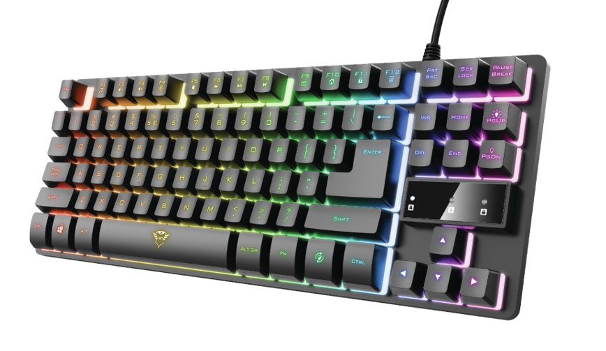 Trust GXT833 metal tastatura Thado TKL RGB