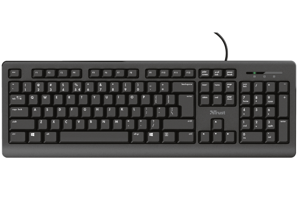Trust Tastatura  Primo žicna/SRB/crna