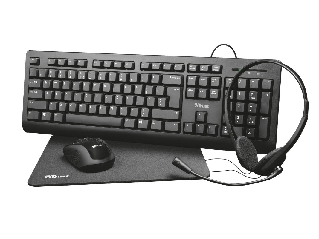 Trust Primo 4in1 Office set tastatura+wireless miš