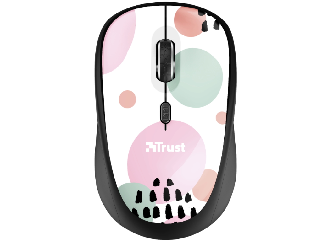 Trust YVI Wireless Miš Pink