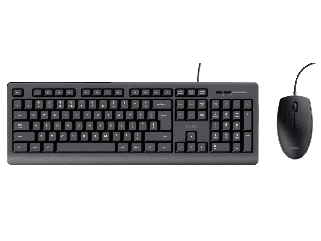 Trust Basics set tastatura+miš, US lokalizacija, žičani