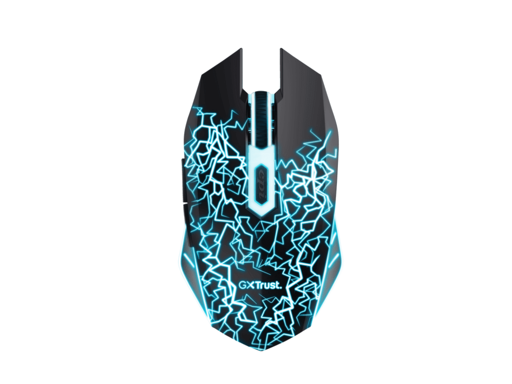 Trust Basics wireless gamingmiš, 2000 dpi, 6 tipki,optički, LED light dizajn