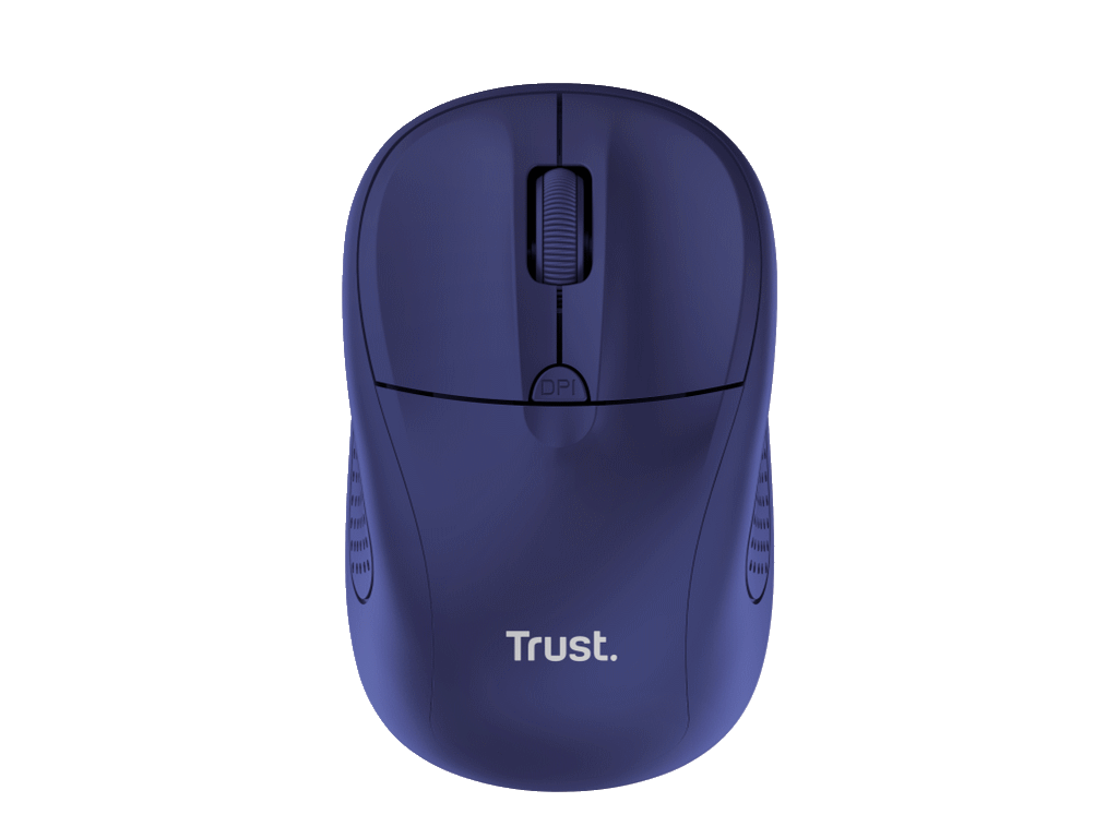 Trust Primo wireless miš,plavi, 1000-1600 dpi, optički,4 tipke, USB, 6 m wls range