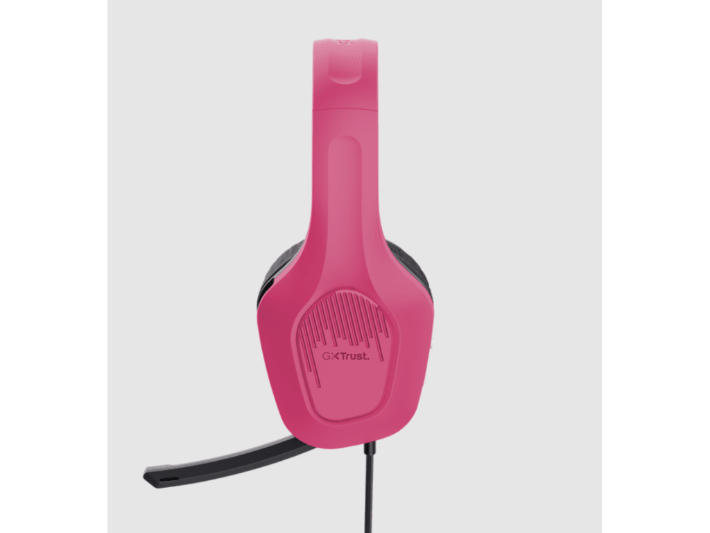 Trust GXT 415P Zirox gamingslušalice, žičane, pink, 200cm kabl, 3.5 mm, over-ear, mikrofon