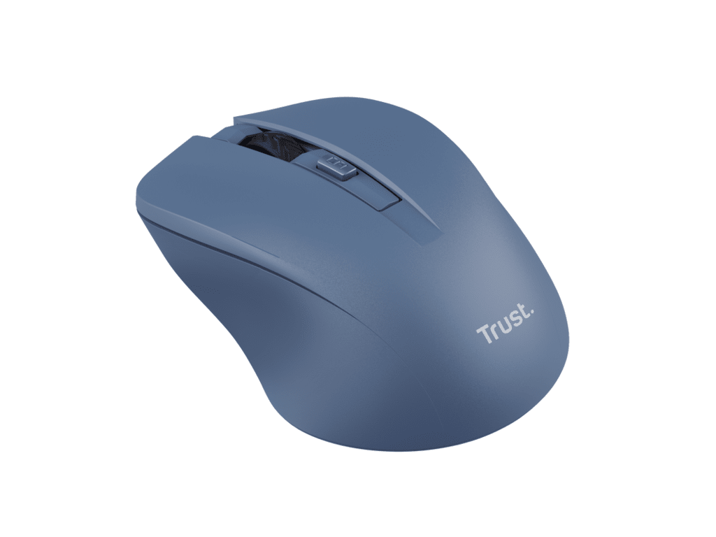 Trust Mydo silent wls miš wireless plavi, DPI 1000-1800 obje ruke, 4 tipki, tihi