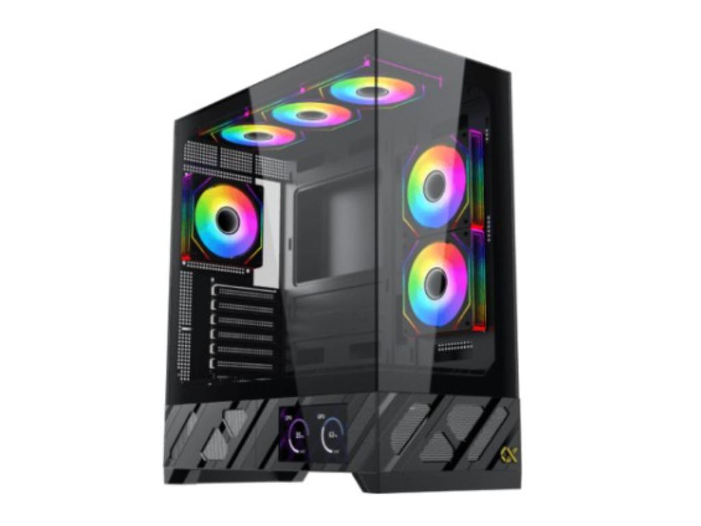 Xigmatek Kucište Alphard Pro Gaming/E-ATX/ATX/M-ATX/Mini-ITX/ARGB/bez napajanja/crna