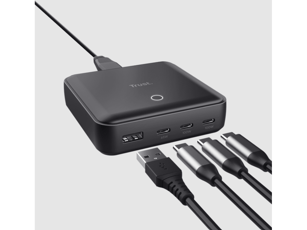 Trust Punjac MAXO 100W 4-PORT DESKTOP CHARGER