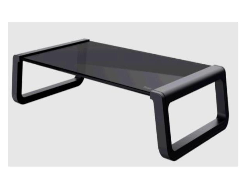 Trust Postolje za monitore  MONTA GLASS/crna