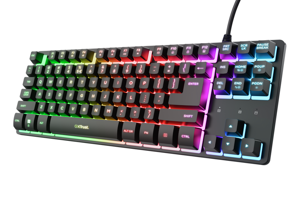 Trust Tastatura  GXT833 THADO žicna/RGB/TKL/gaming/crna