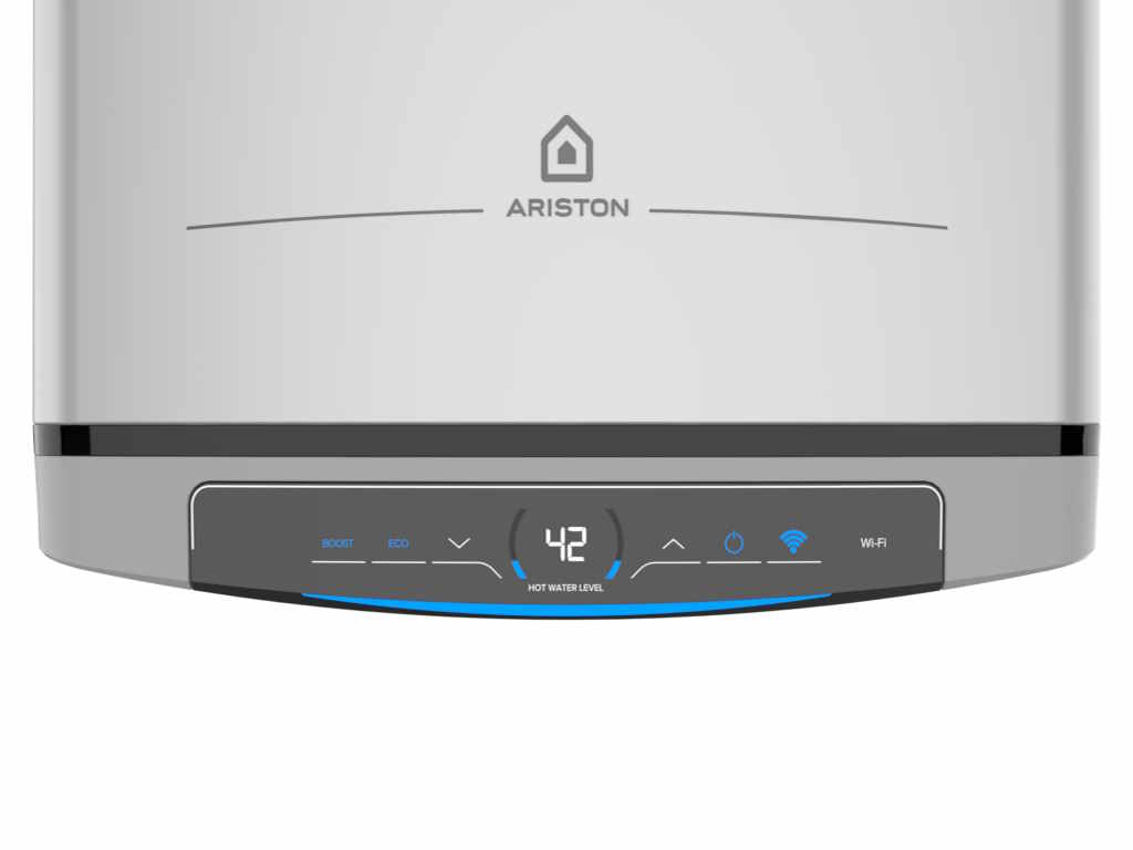 Ariston Bojler  Velis TECH WiFi 50 EU akumulacioni/WiFi/vertikal ili horiz/27.5x51.1x79.7cm/srebrna