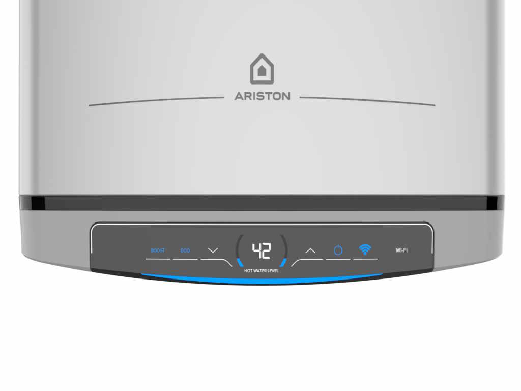 Bojler ARISTON Velis TECH WiFi 80 EU akumulacioni/WiFi/vertikal ili horiz/51.1x108.7x27.5cm/srebrna