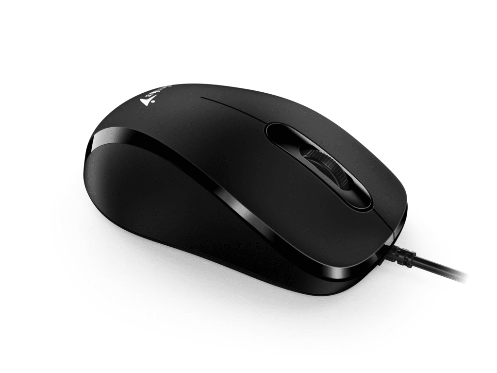 Genius miš DX-101 crni USB, optički, 1200 DPI, 1.5m, 3 tipke, 83g