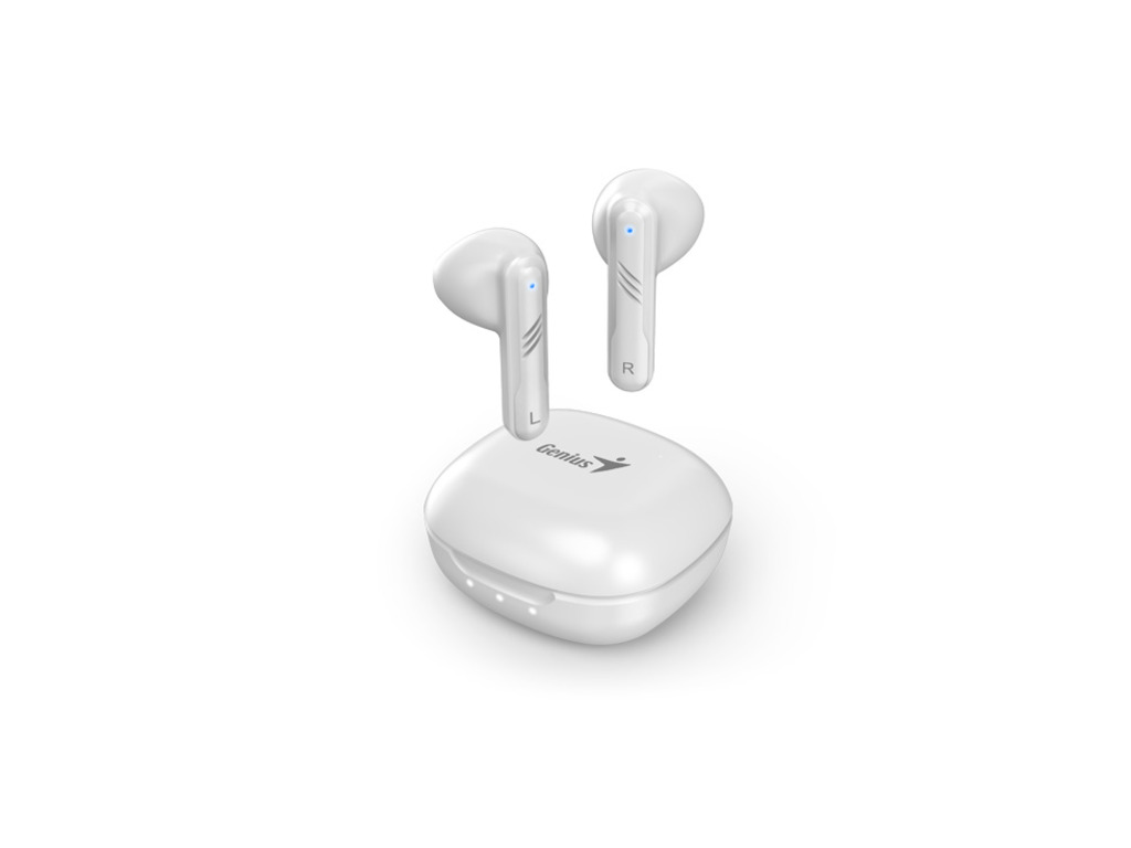 Genius earbuds HS-M905 BT bluetooth bijele, type-c kabl do 10m, do 4 sata rada, BT 5.3