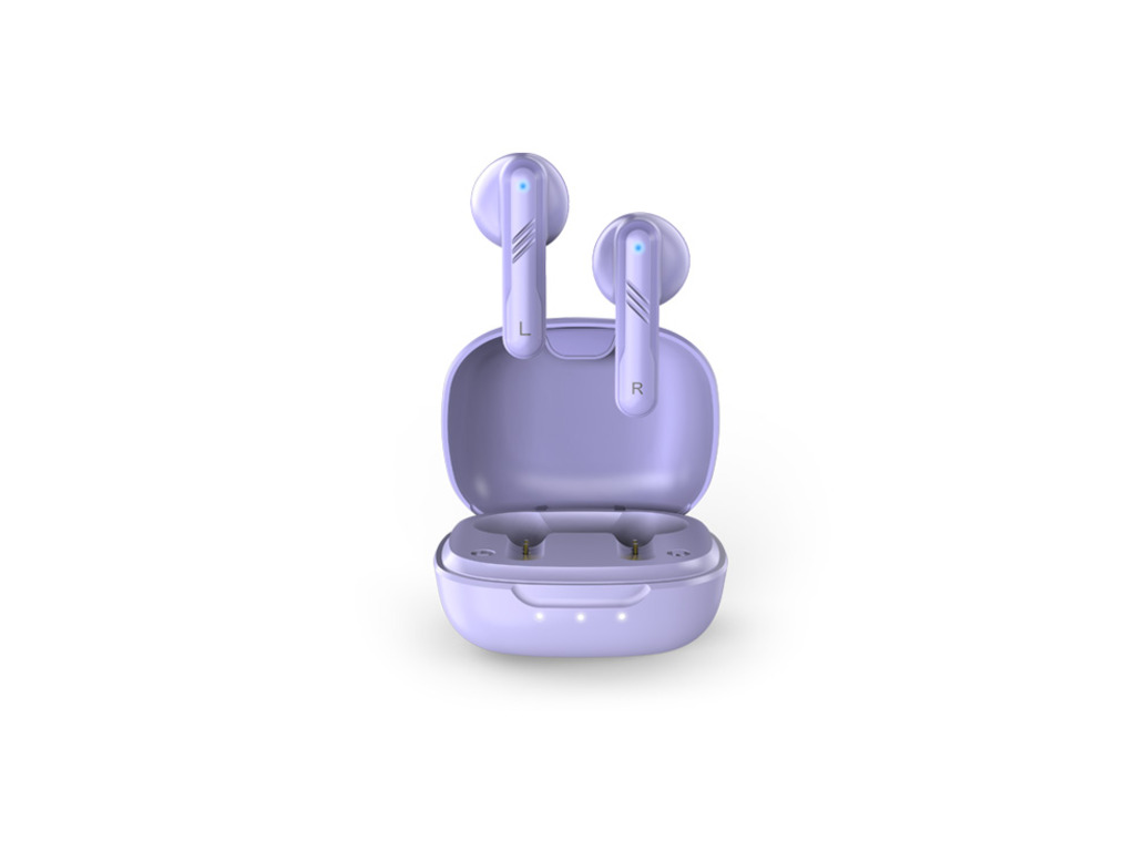 Genius earbuds HS-M905 BT bluetooth light purple,type-c do 10m, do 4 sata rada, BT 5.3