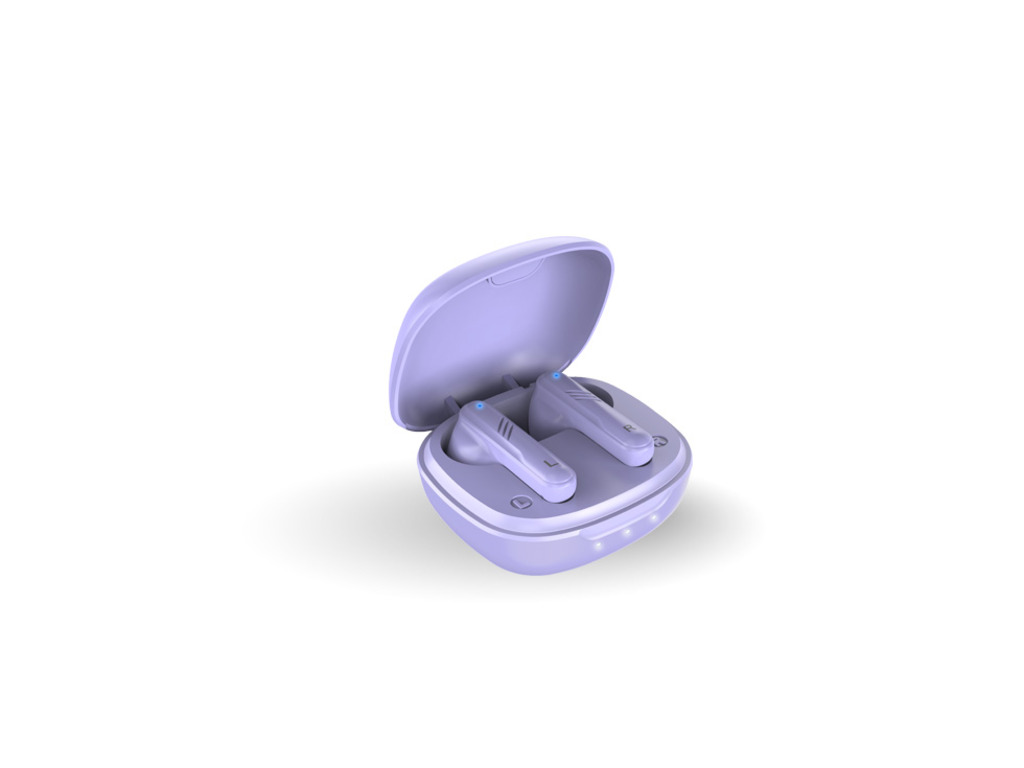 Genius earbuds HS-M905 BT bluetooth light purple,type-c do 10m, do 4 sata rada, BT 5.3
