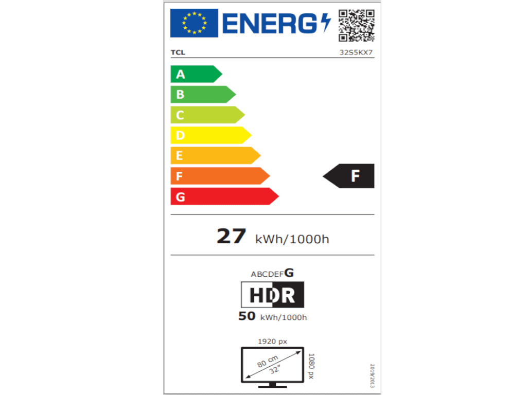 TCL 32"S5K FHD QLED TV60 Hz HDR 10 Android TV;Dolby Digital Plus