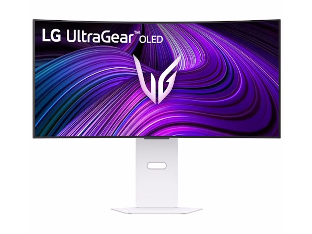 LG Monitor  34GX90SA-W 34"/OLED,21:9,zakrivljen/3440x1440/240Hz/0,03ms GtG/HDMIx2,DP,USB type C/bela