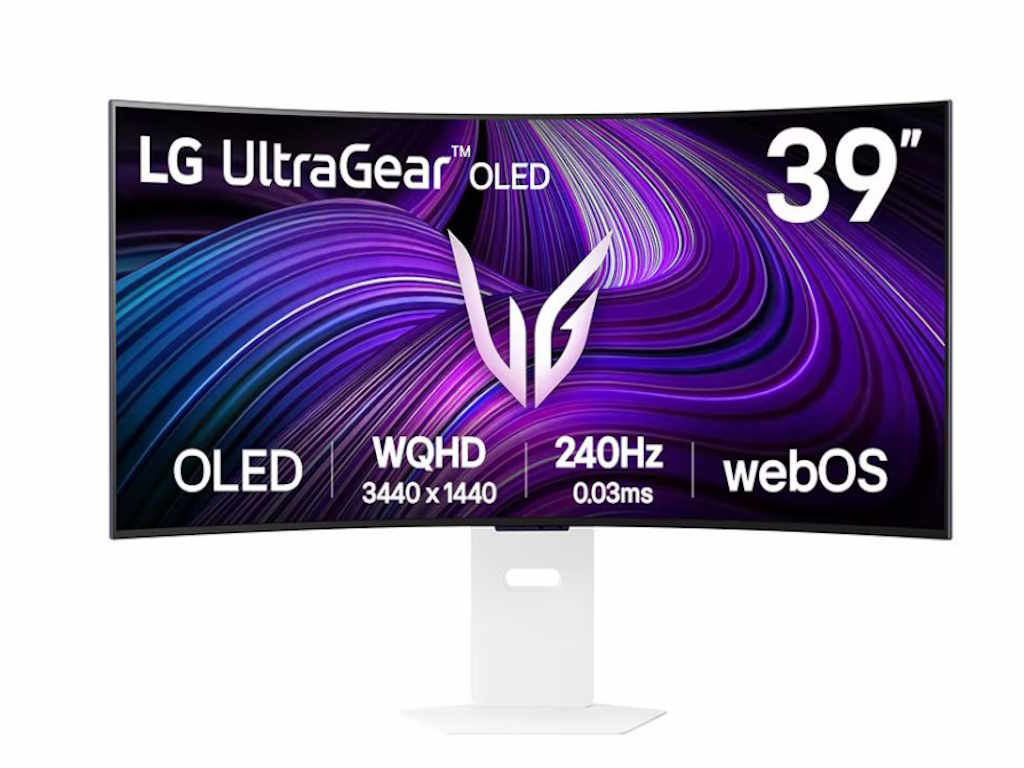 LG Monitor  UltraGear 39GX90SA 39"/OLED,zakrivljen,21:9/3440x1440/240Hz/0,03ms GtG/HDMIx2,DP,USB/bela