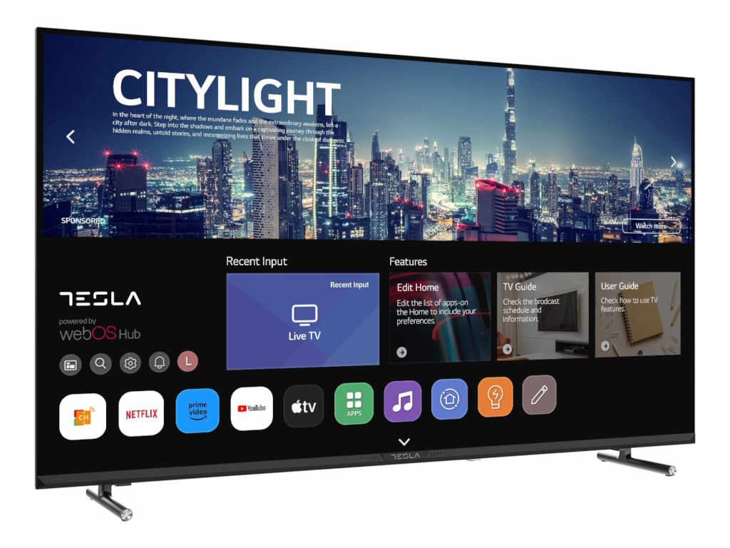 TESLA TV 40E645BFW FHD WebOS Miracast-Airply Box Zvucnici 2x10W