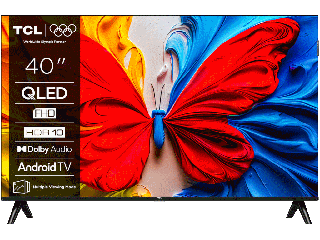 TCL Televizor  40S5K/QLED/40"/FullHD/60Hz/Android TV/crna
