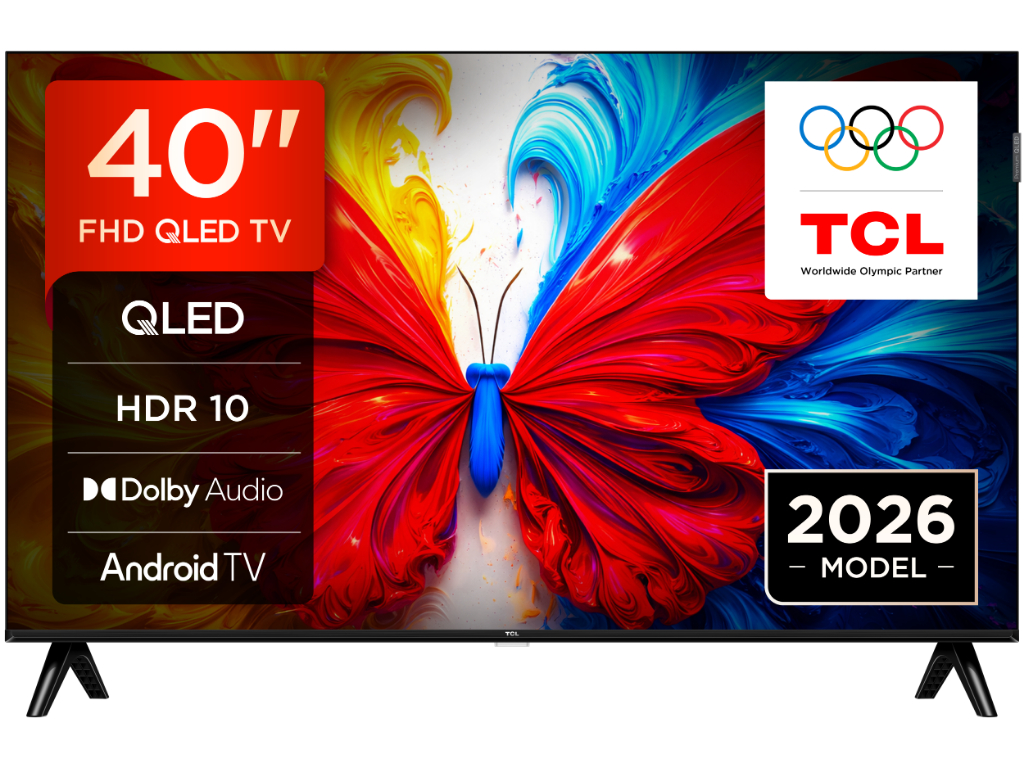 TCL 40"S5L FHD QLED Android TV60Hz, 300 nits