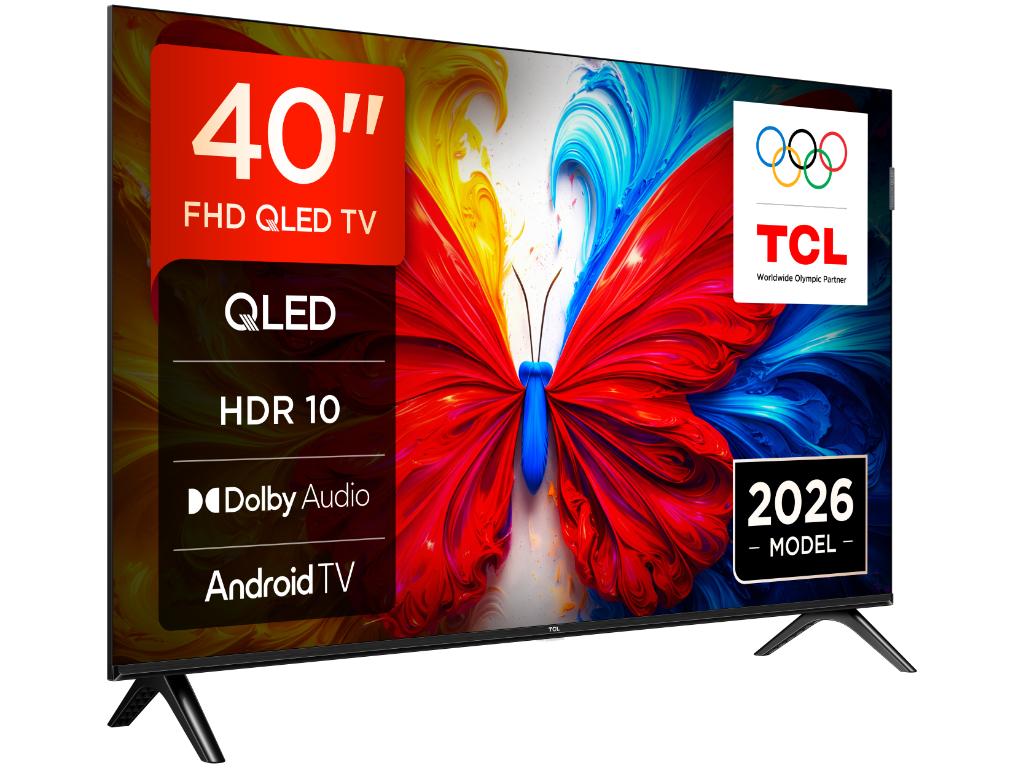 TCL Televizor 40S5L/QLED/40"/Full HD/60Hz/Android TV/crna