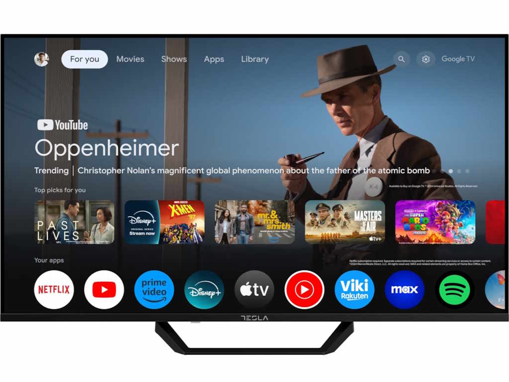 TESLA TV 43E655BUS 4K Google Powered by Google Google Assistant
