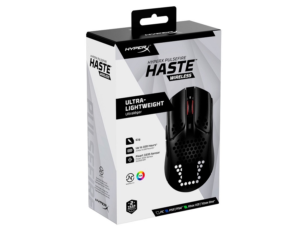 HyperX Haste WirelessGaming Mouse (Black)