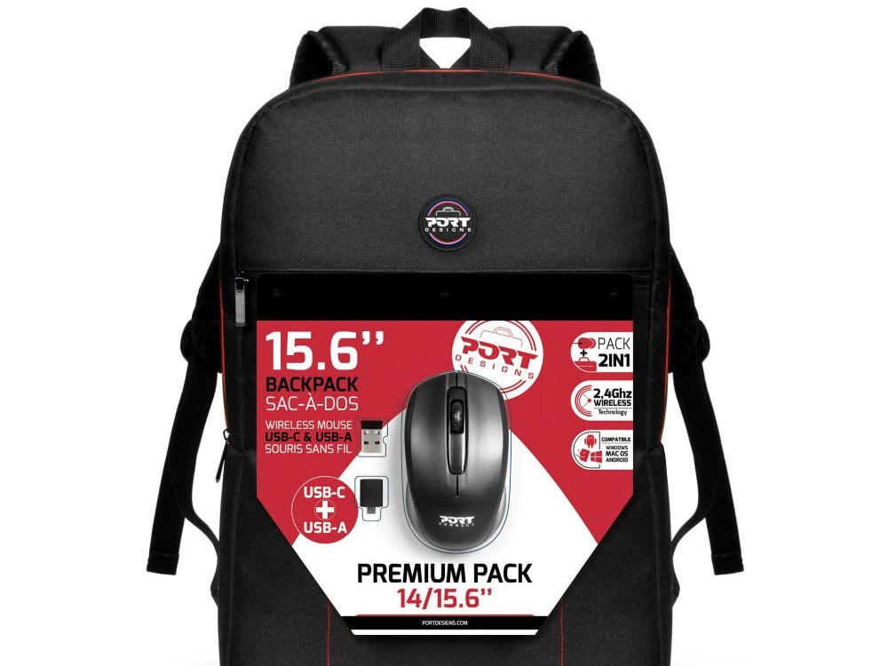 PORT PREMIUM RUKSAK 14/15.6" + bežični miš GRATIS