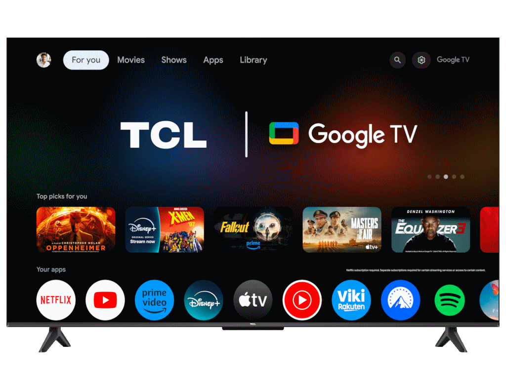 TCL Televizor  50V6B/LED/50"/4K HDR/60Hz/Google TV/crna