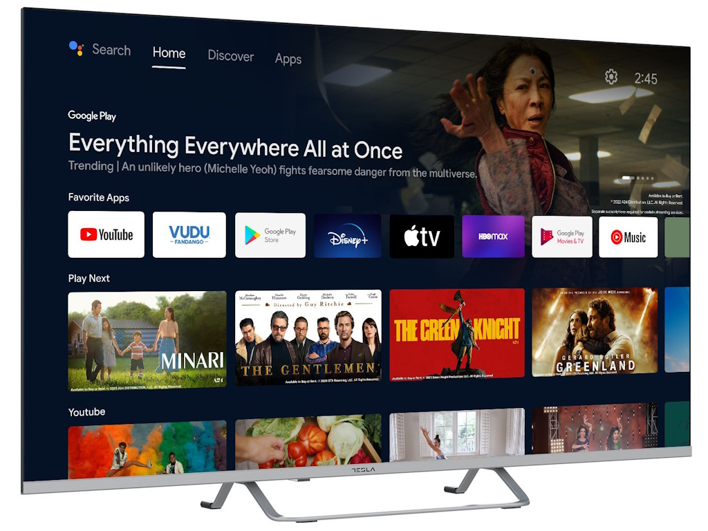 TESLA TV 55E635 UHD ANDROID      ANDROID TV      GLASOVNE kOMANDE
