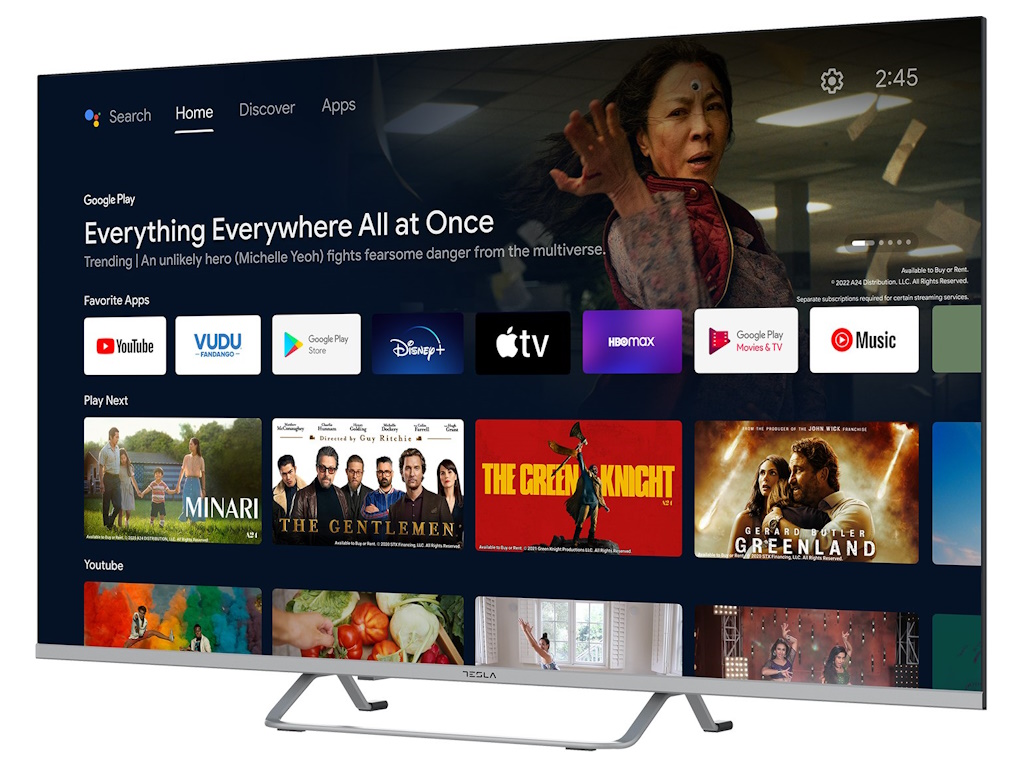 TESLA TV 55E635 UHD ANDROID      ANDROID TV      GLASOVNE kOMANDE