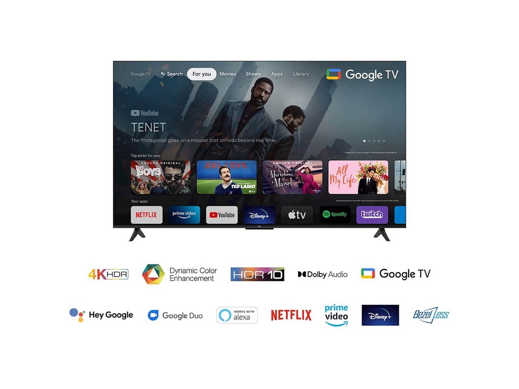 TCL 55"P631 4K Google TV;HDR 10; HDMI 2.1 - Game MasterDolbi Audio; Google Assistant;