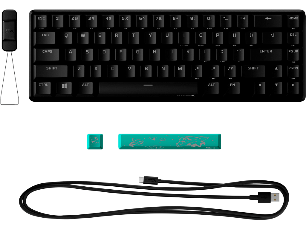 HyperX Alloy Origins 65Mechanical Gaming KeyboardHX Aqua (USLayout)