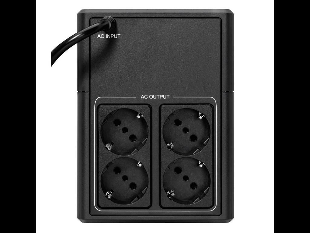 Eaton 5E Gen2 UPS USB DIN AVR 1200VA,660W,Tower, Input: Schuko, Outputs: (4) DIN