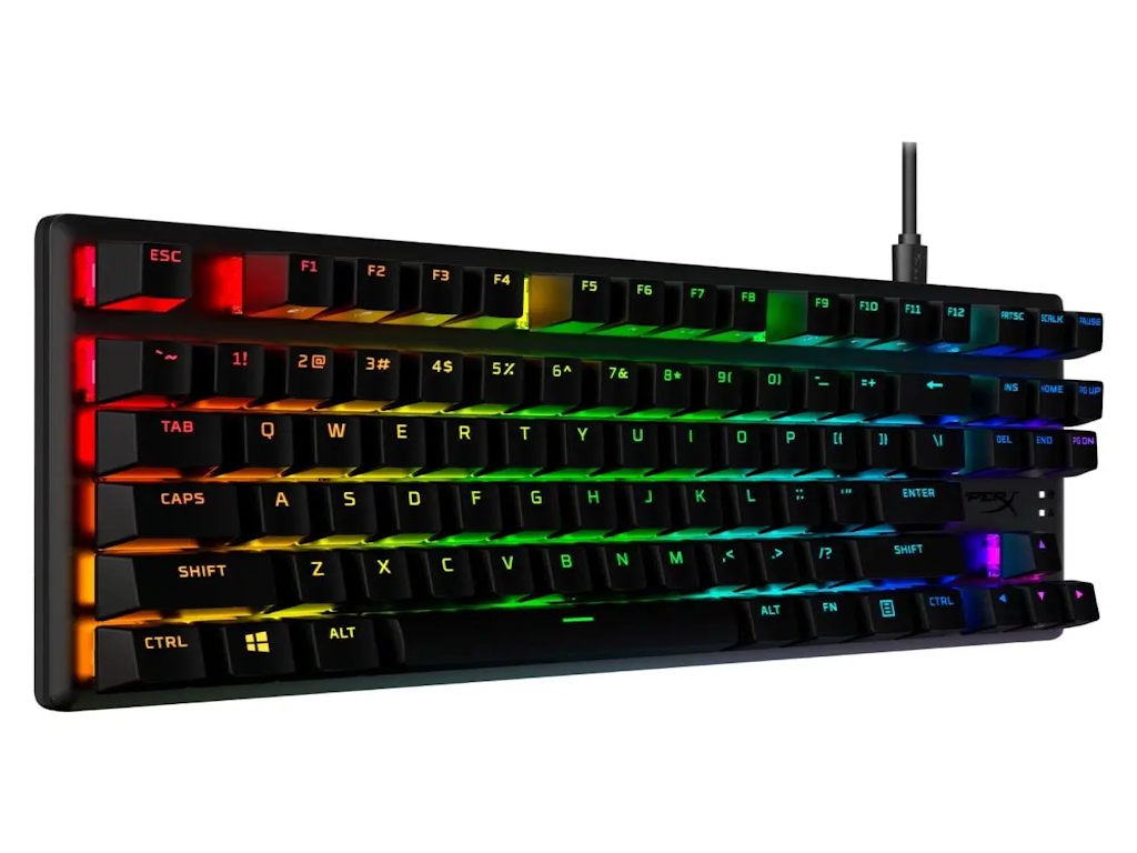 HyperX Tastatura Alloy Origins PBT - Aqua Mehanicka/crna