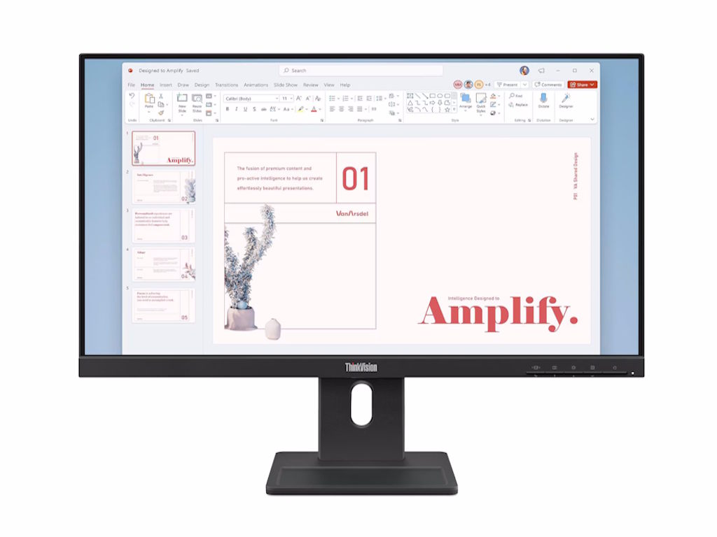 LENOVO ThinkVision E24-40 - Bočni prikaz