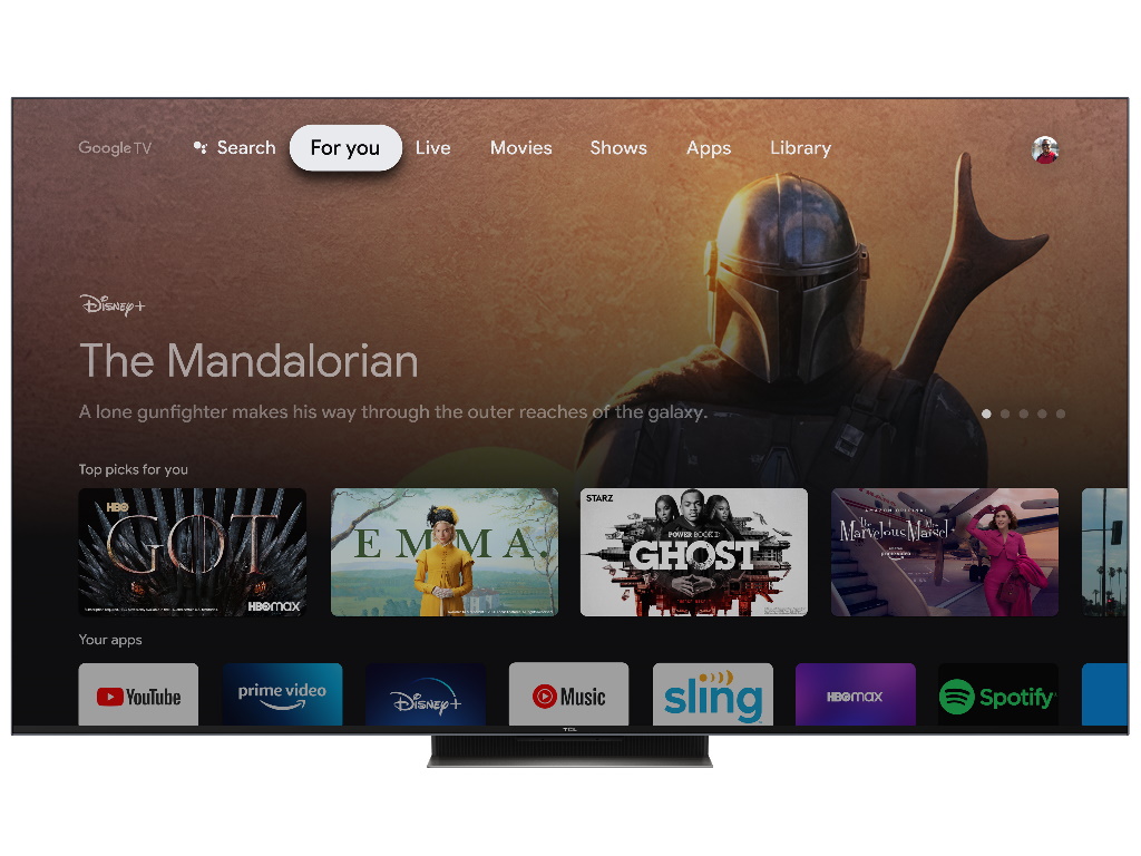 TCL 65''C835 Mini LED TV 144Hz 4K HDR Dolby