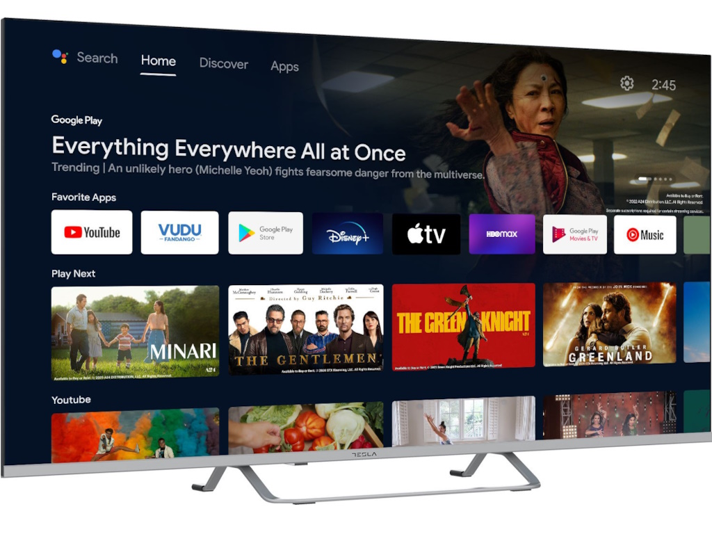 Tesla Televizor  65E635SUS/LED/65"/UHD/Smart/Android/siva/frameless