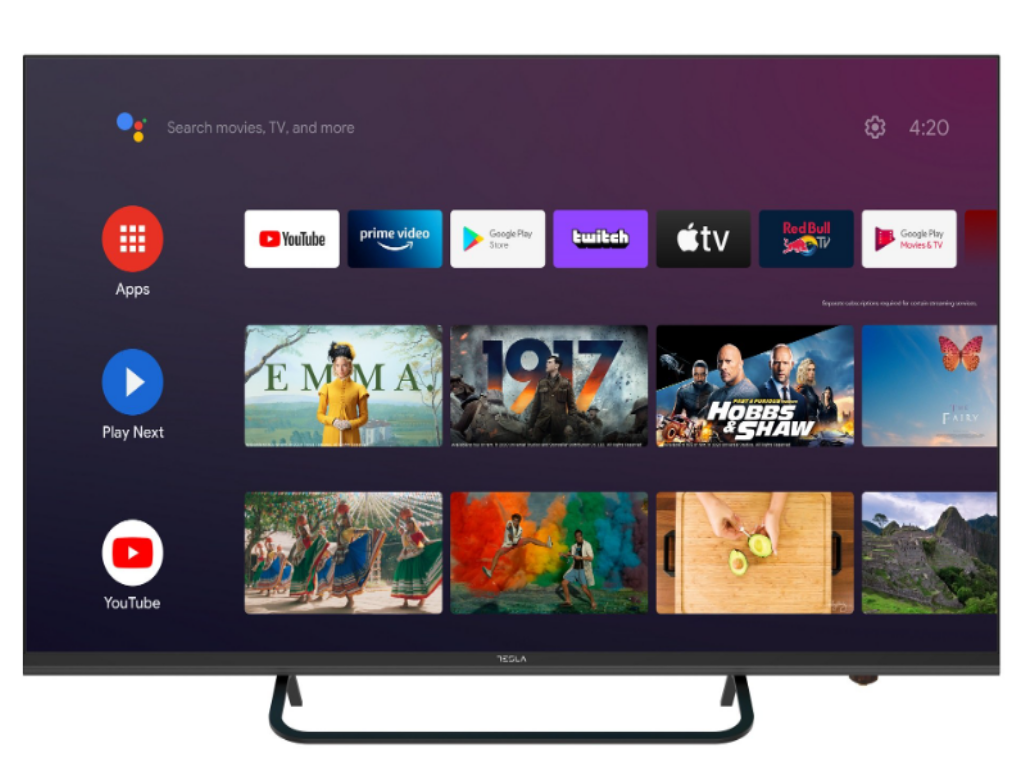 TESLA TV 65E635 UHD ANDROID HD - Google Assistant-Glasovne komande